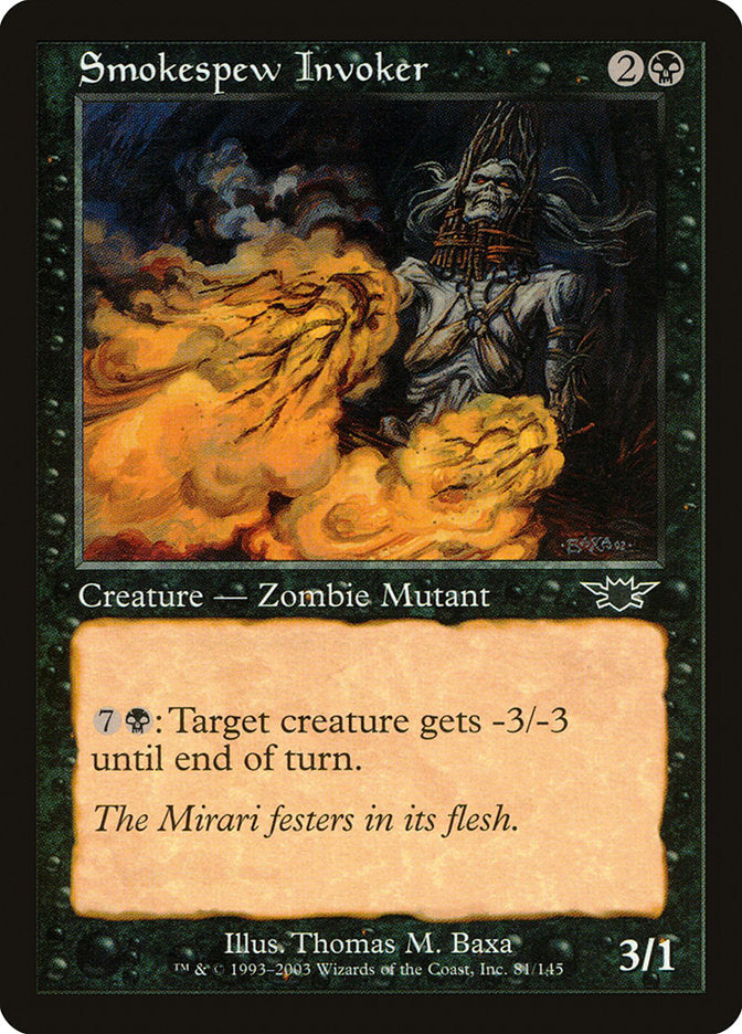 Smokespew Invoker [Legions] Foil