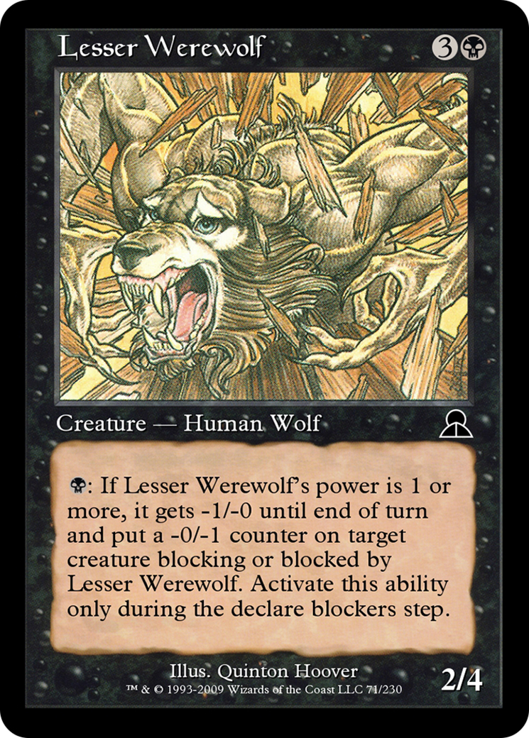 Lesser Werewolf  [Masters Edition III] Foil