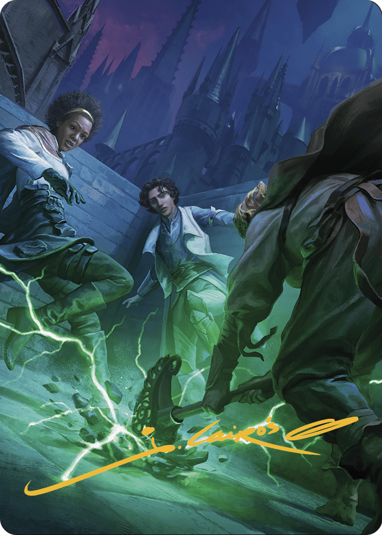 Fanatical Strength // Fanatical Strength  [Murders at Karlov Manor Art Series] (Borderless) Foil
