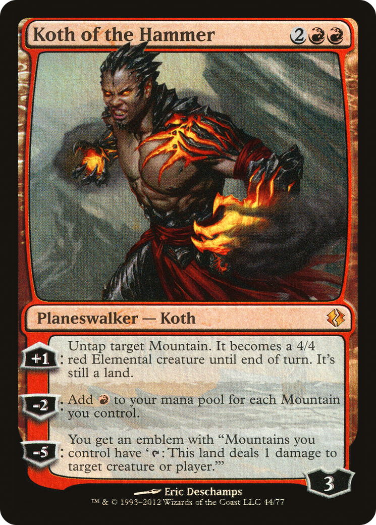Koth of the Hammer [Duel Decks: Venser vs. Koth] Foil