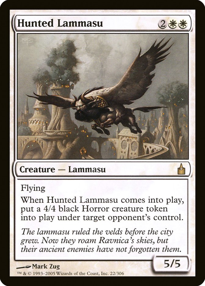 Hunted Lammasu [Ravnica: City of Guilds] Foil