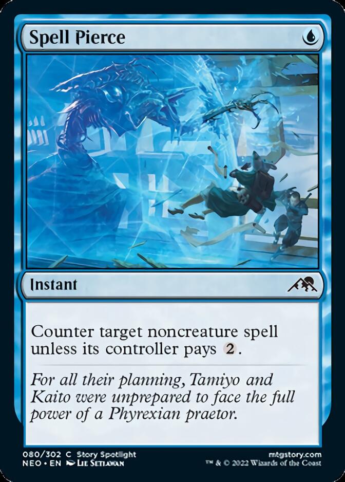 Spell Pierce [Kamigawa: Neon Dynasty] Foil