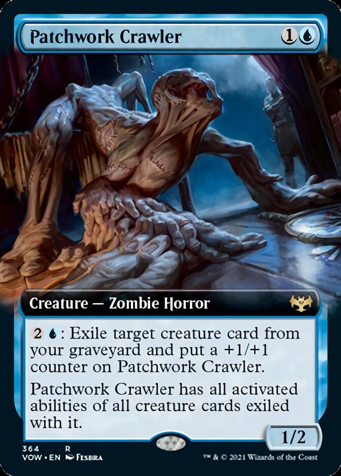 Patchwork Crawler (Extended Art) [Innistrad: Crimson Vow] Foil