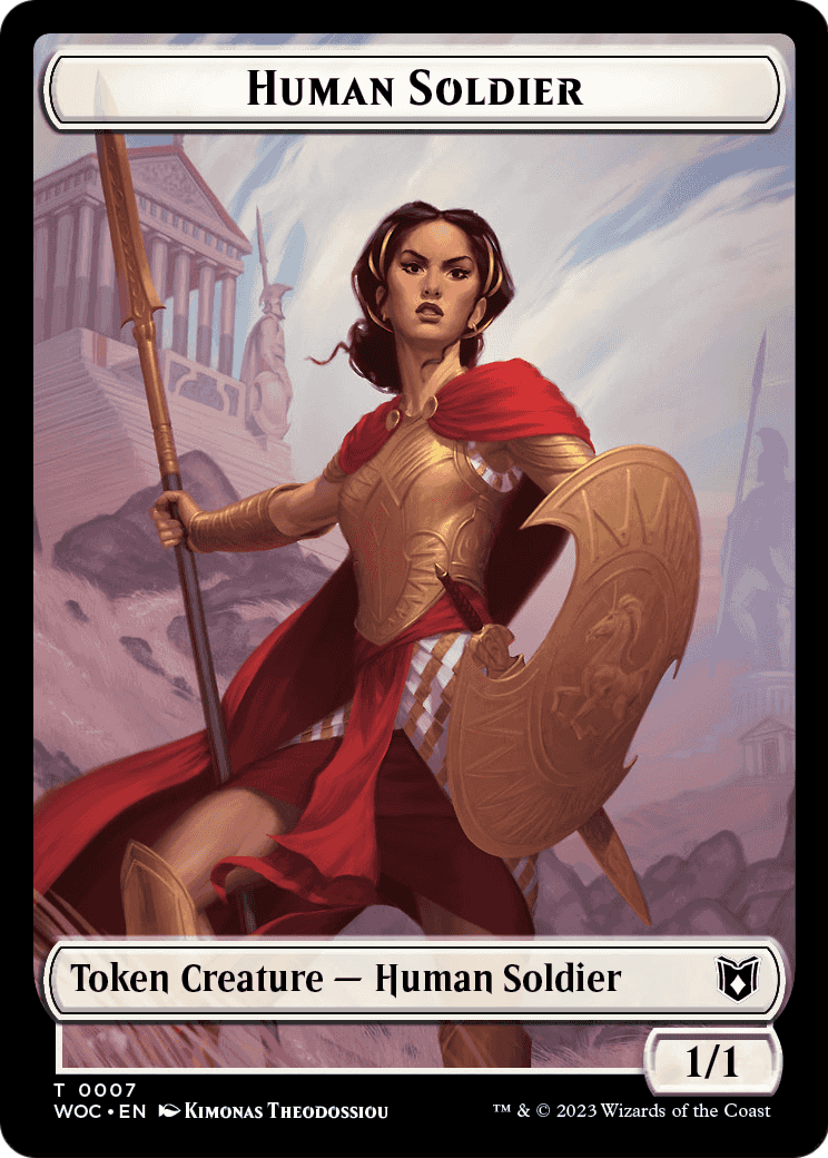 Human Soldier  [Wilds of Eldraine Commander Tokens]