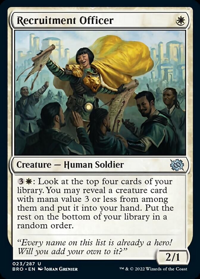 Recruitment Officer [The Brothers' War] Foil