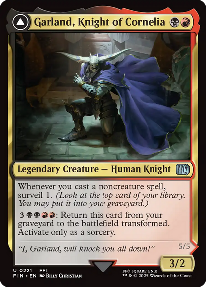 Garland, Knight of Cornelia // Chaos, the Endless [FINAL FANTASY] Foil