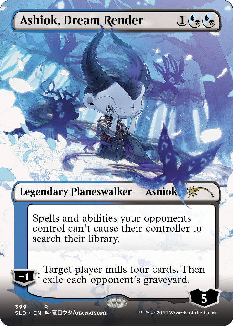 Ashiok, Dream Render (Borderless) [Secret Lair Drop Series] Foil