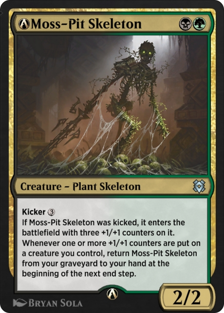 A-Moss-Pit Skeleton  [Zendikar Rising]