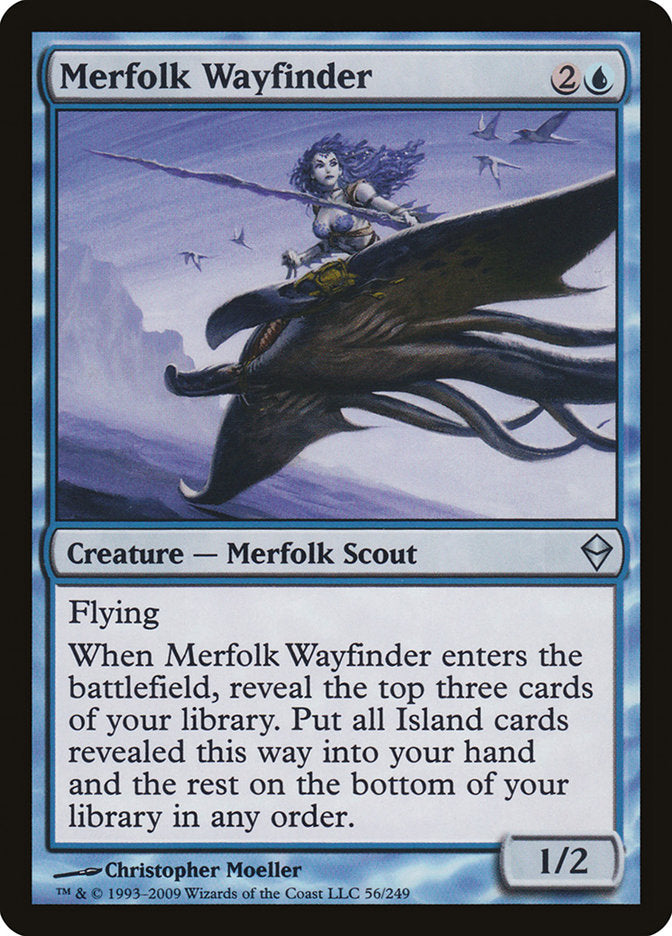 Merfolk Wayfinder [Zendikar] Foil
