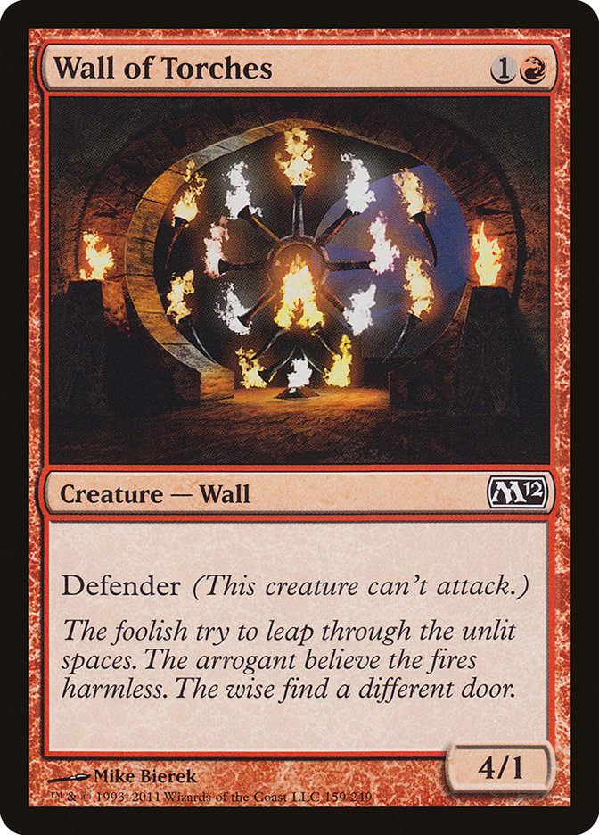 Wall of Torches [Magic 2012] Foil