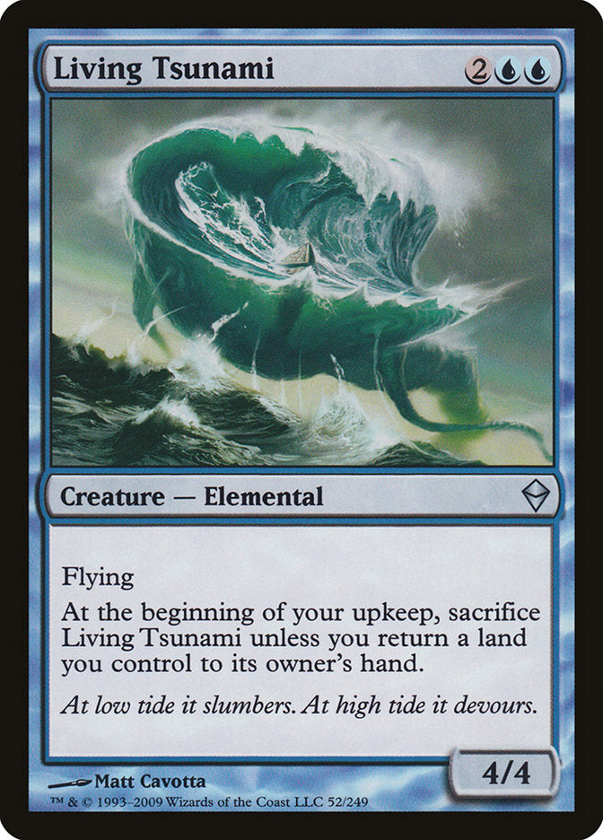 Living Tsunami [Zendikar] Foil