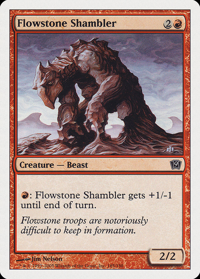 Flowstone Shambler [Ninth Edition] Foil
