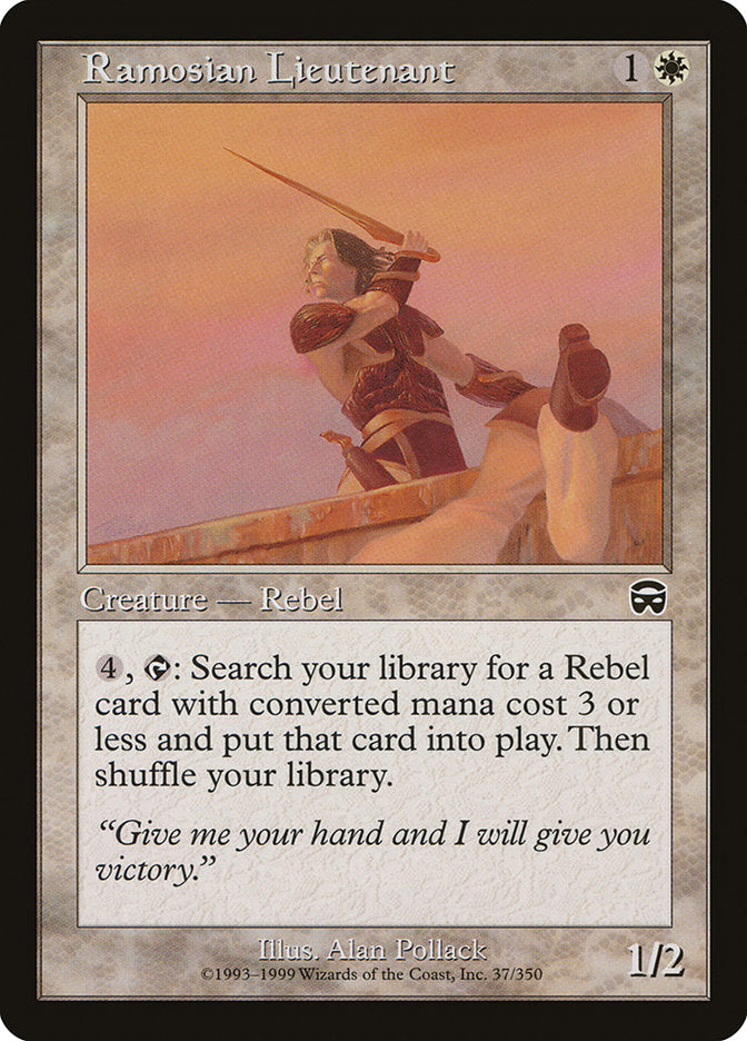 Ramosian Lieutenant [Mercadian Masques] Foil