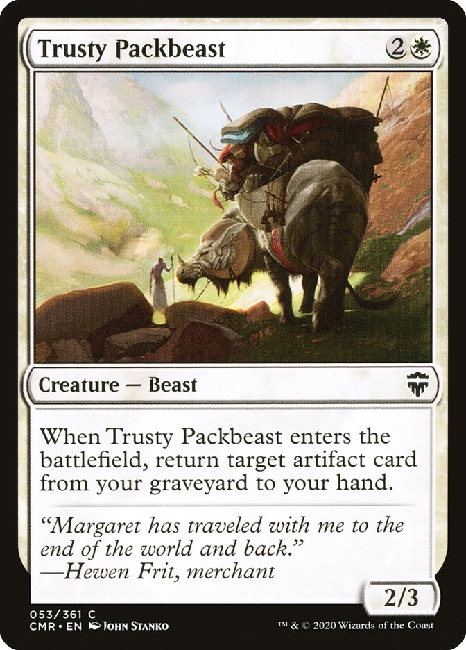 Trusty Packbeast [Commander Legends] Foil