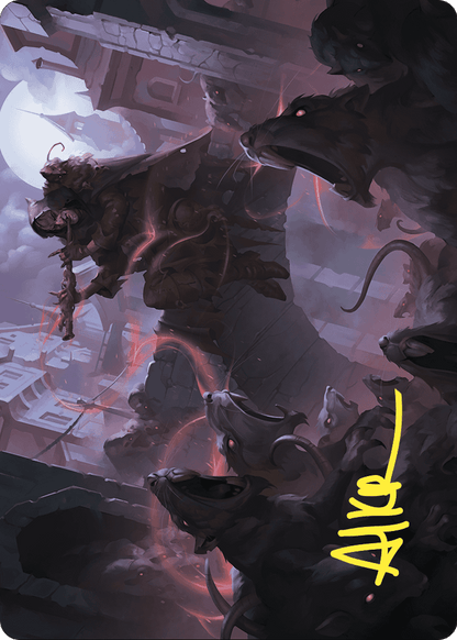 Gnawing Crescendo // Gnawing Crescendo  [Wilds of Eldraine Art Series] (Borderless) Foil