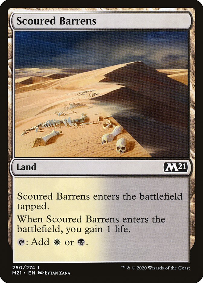 Scoured Barrens [Core Set 2021] Foil