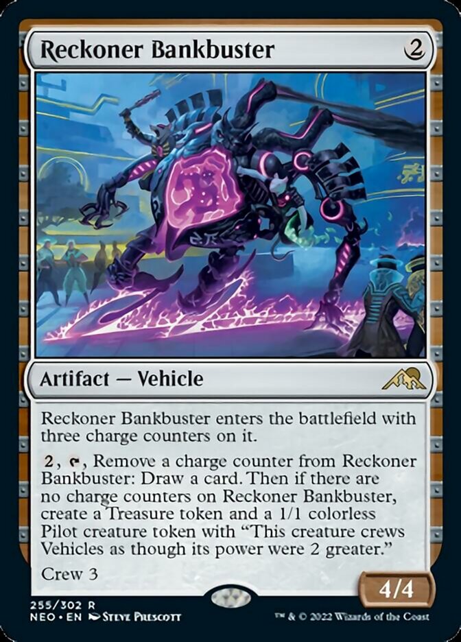Reckoner Bankbuster [Kamigawa: Neon Dynasty] Foil