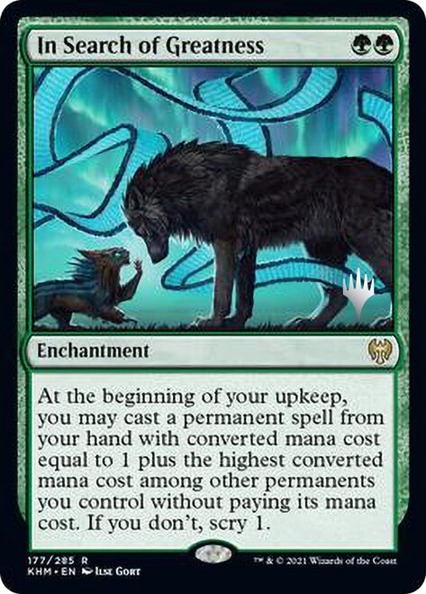 In Search of Greatness (Promo Pack) [Kaldheim Promos] Foil