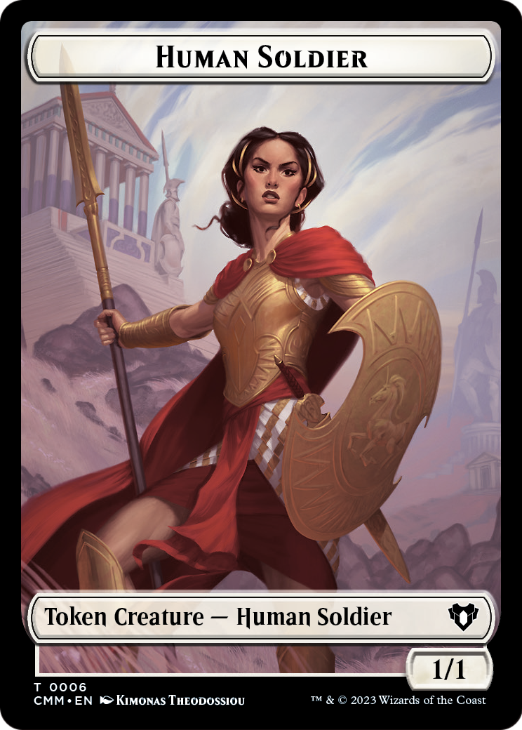 Human Soldier  [Commander Masters Tokens] Foil
