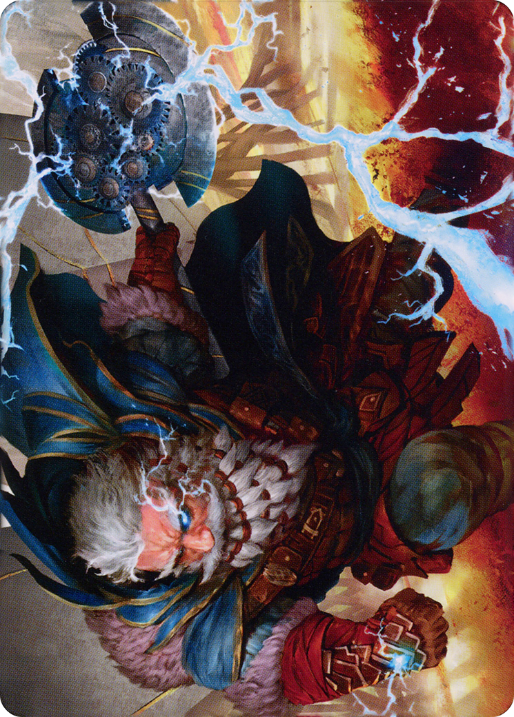 Electrostatic Infantry // Electrostatic Infantry  [Dominaria United Art Series] (Borderless)