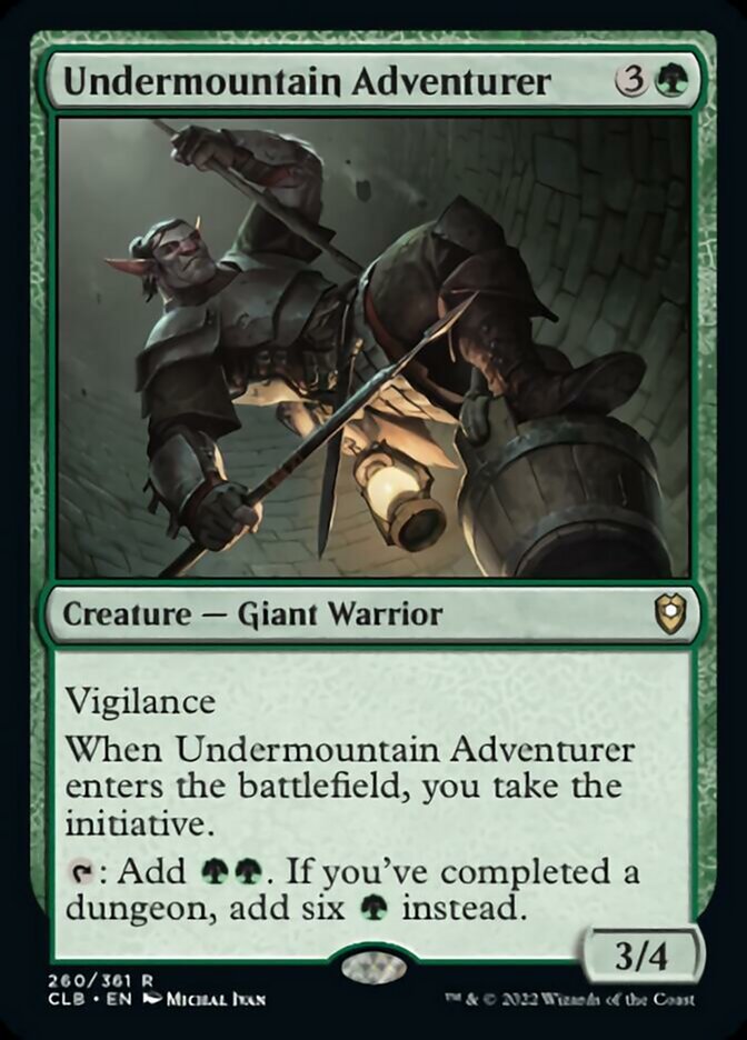 Undermountain Adventurer [Commander Legends: Battle for Baldur's Gate] Foil