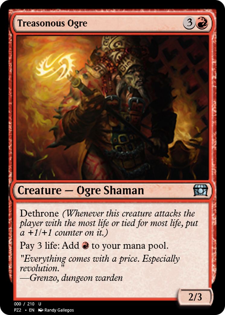 Treasonous Ogre  [Treasure Chest] Foil