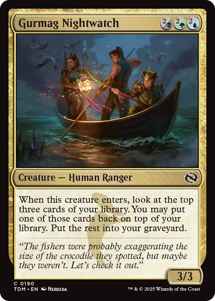 Gurmag Nightwatch [Tarkir: Dragonstorm] Foil