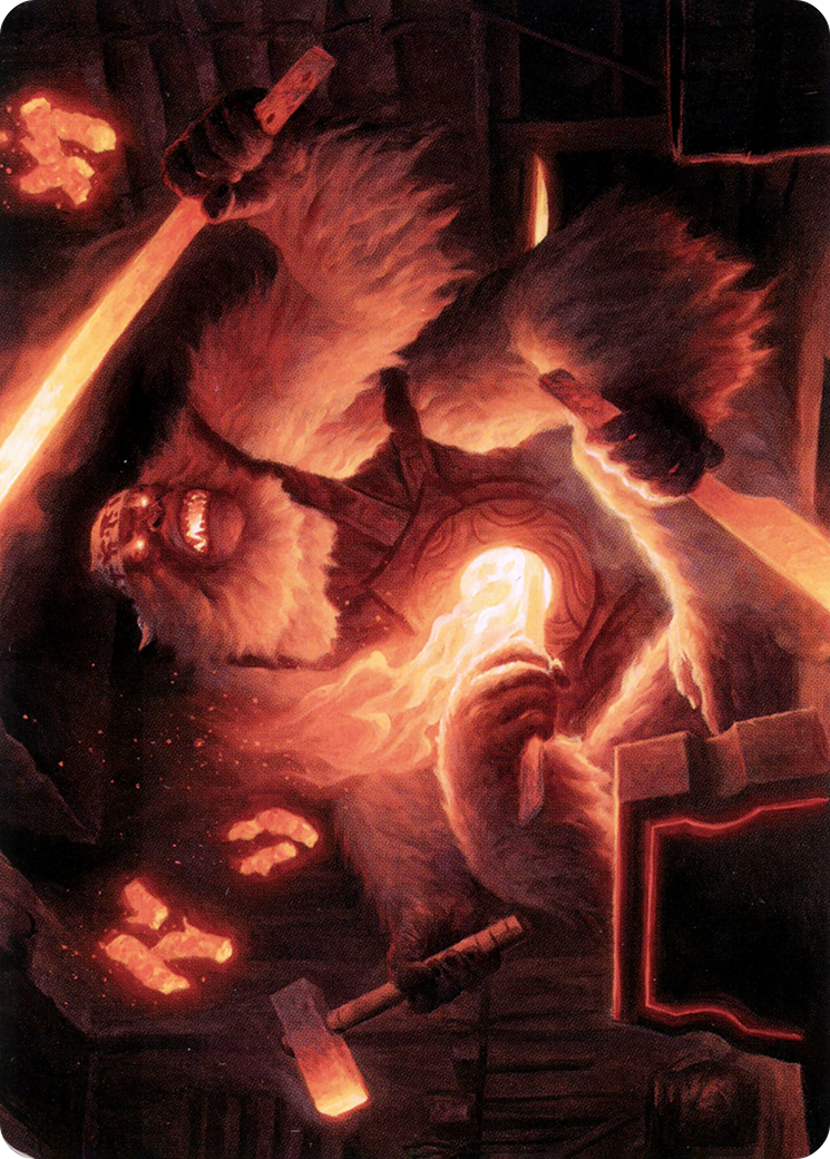 Kami of Industry // Kami of Industry  [Neon Dynasty Art Series] (Borderless) Foil