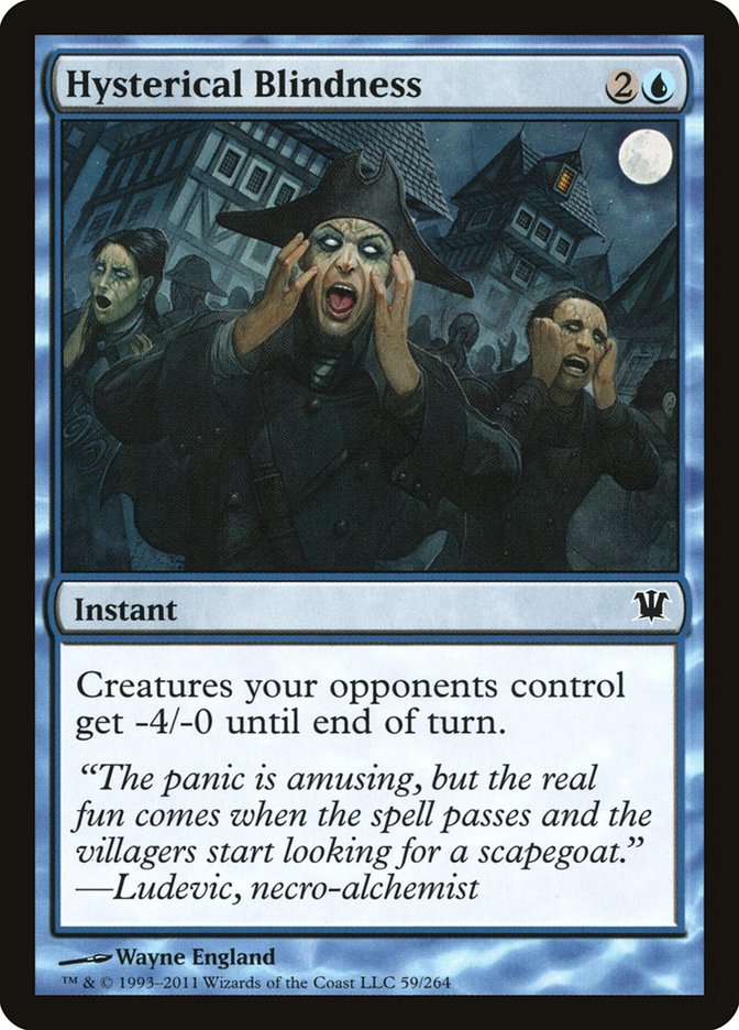 Hysterical Blindness [Innistrad] Foil