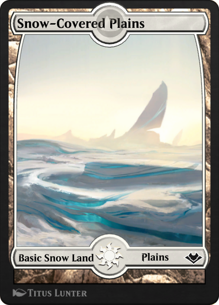 Snow-Covered Plains  [MTG Arena Promos]: (Full Art)
