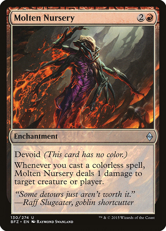 Molten Nursery [Battle for Zendikar] Foil