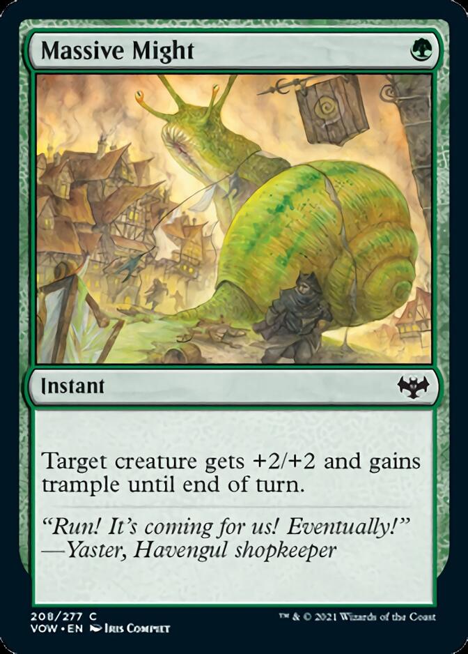 Massive Might [Innistrad: Crimson Vow] Foil