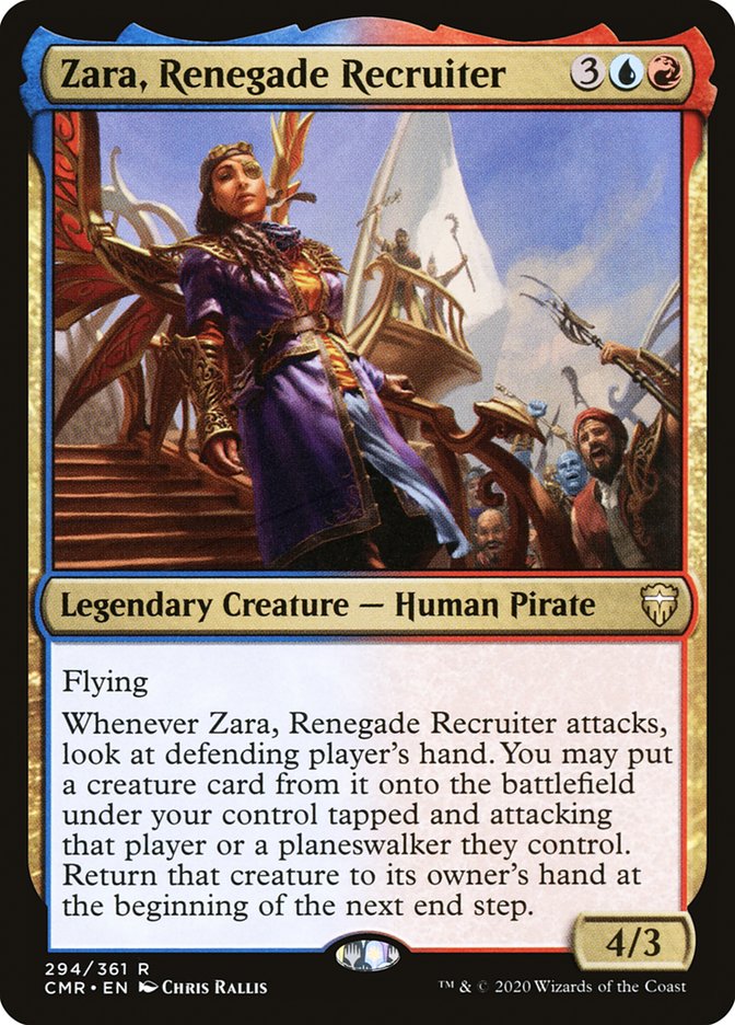 Zara, Renegade Recruiter [Commander Legends] Foil