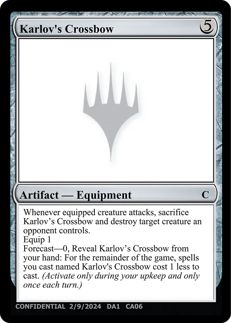 Karlov's Crossbow  [Unknown Event]