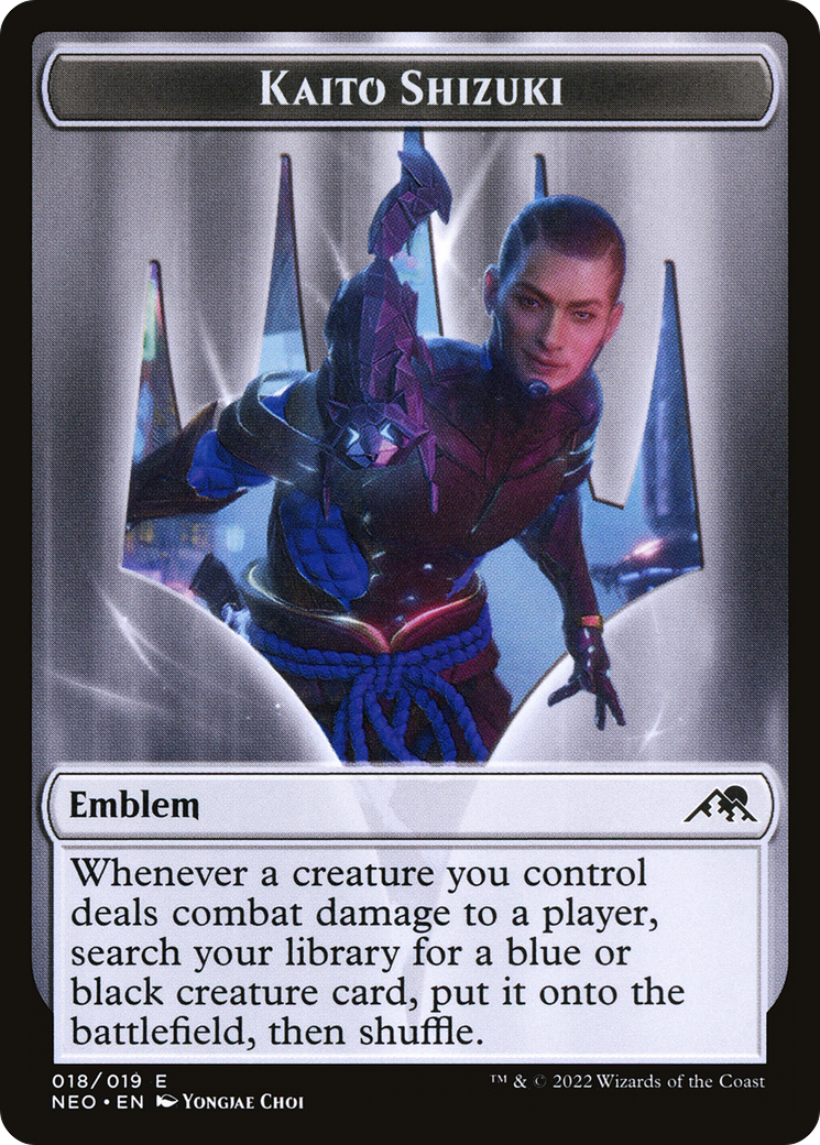 Kaito Shizuki Emblem  [Kamigawa: Neon Dynasty Tokens]