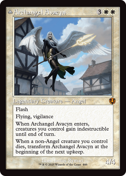 Archangel Avacyn // Avacyn, the Purifier (Retro Frame) [Innistrad Remastered] Foil