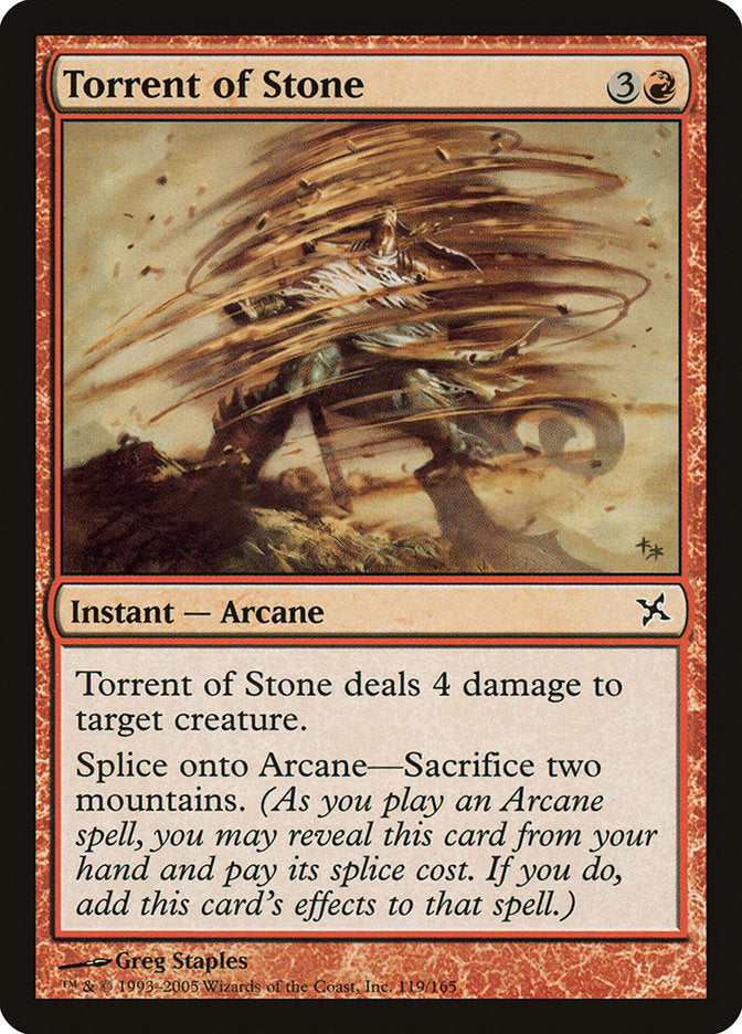 Torrent of Stone [Betrayers of Kamigawa] Foil