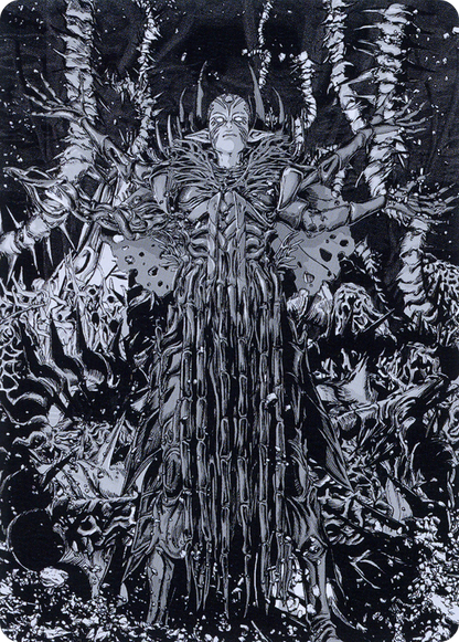 Nissa, Ascended Animist // Nissa, Ascended Animist  [Phyrexia: All Will Be One Art Series] (Borderless)