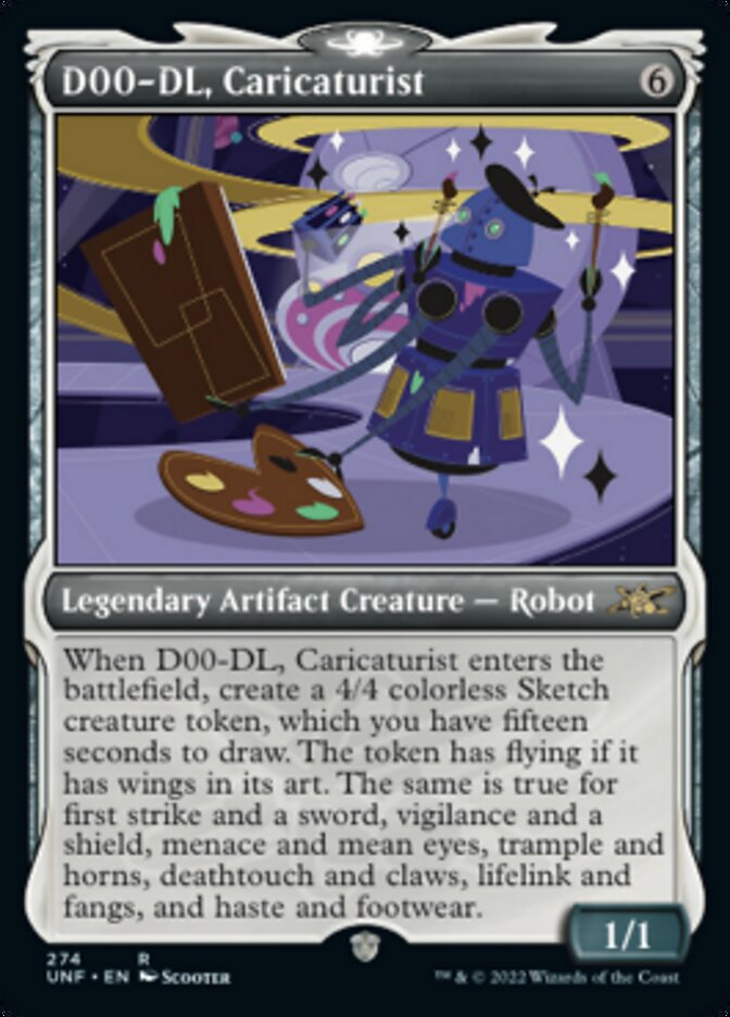 D00-DL, Caricaturist (Showcase) [Unfinity] Foil