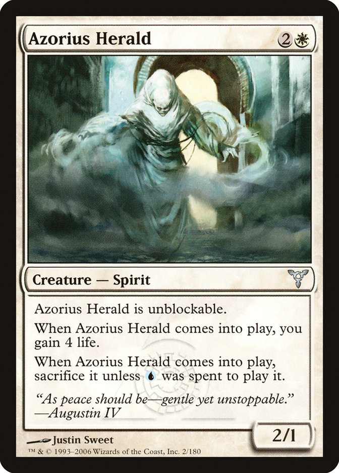 Azorius Herald [Dissension] Foil
