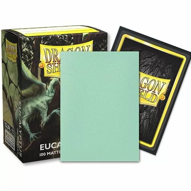 Dragon Shield Sleeves - Box 100 - Standard Size Dual Matte Eucalyptus Green Lehel