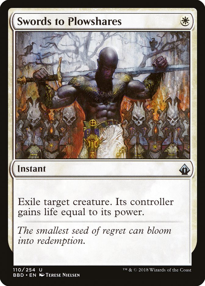 Swords to Plowshares [Battlebond] Foil