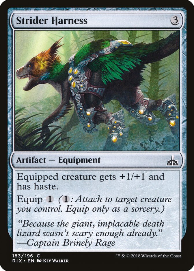 Strider Harness [Rivals of Ixalan] Foil