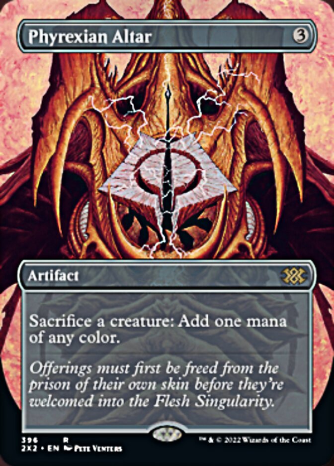 Phyrexian Altar (Borderless Alternate Art) [Double Masters 2022] Foil