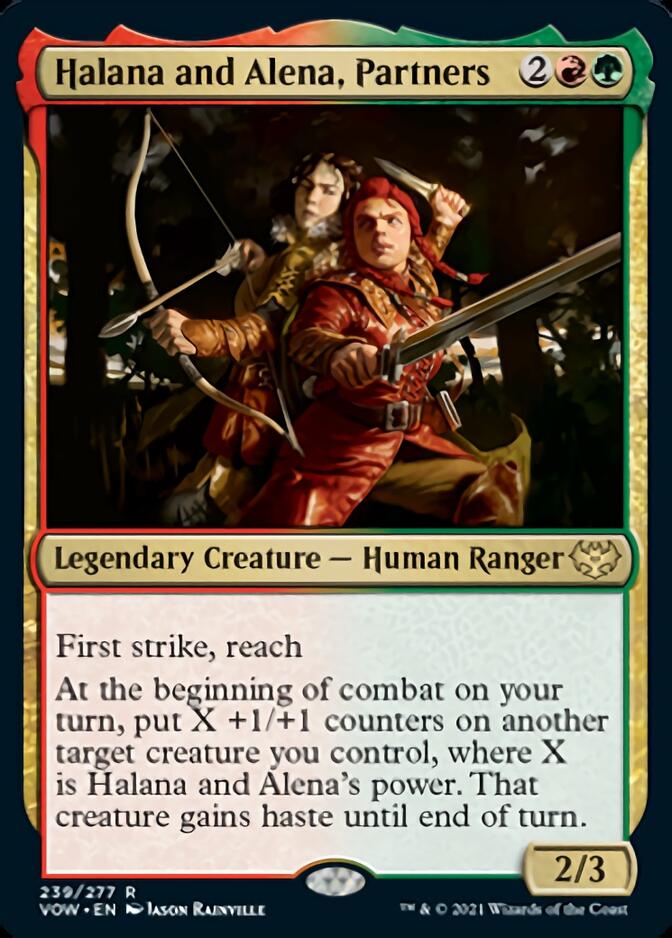 Halana and Alena, Partners [Innistrad: Crimson Vow] Foil