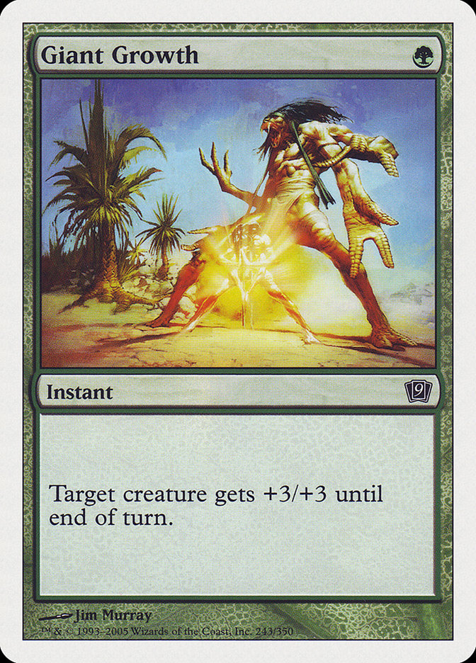 Giant Growth [Ninth Edition] Foil