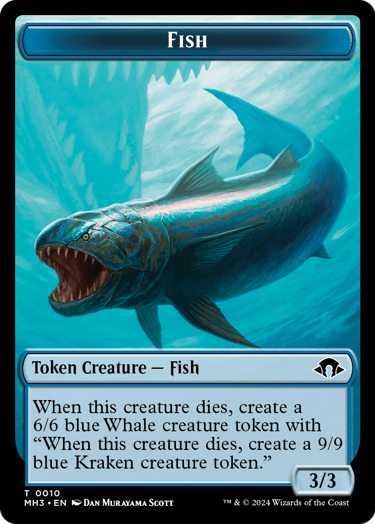 Fish  [Modern Horizons 3 Tokens] Foil