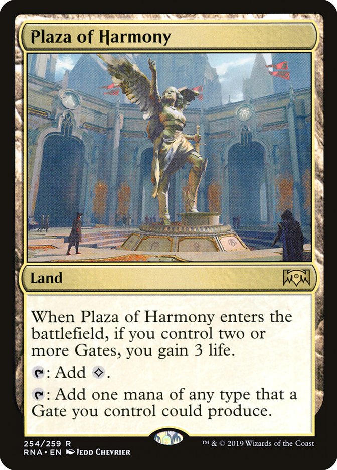 Plaza of Harmony [Ravnica Allegiance] Foil