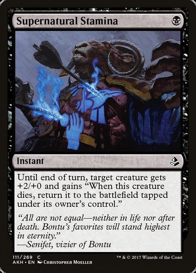 Supernatural Stamina [Amonkhet] Foil