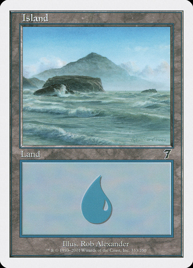 Island (333) [Seventh Edition] Foil